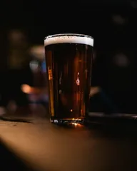 Glass of lager